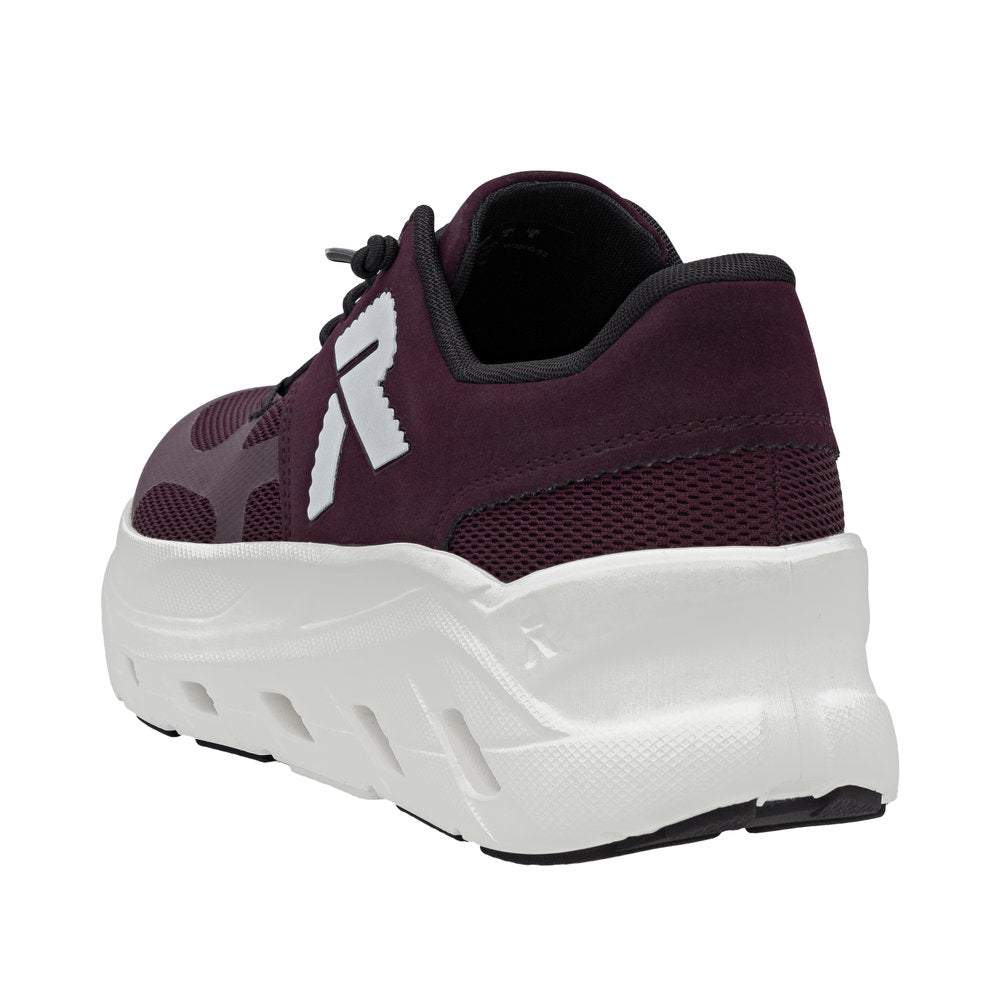 Rieker sneakers til dame i bordeaux W3500-32
