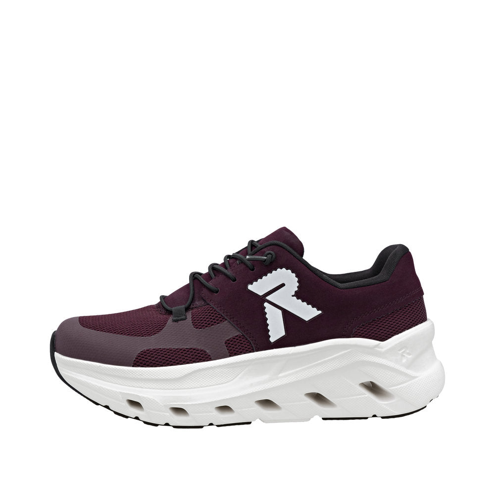 Rieker sneakers til dame i bordeaux W3500-32