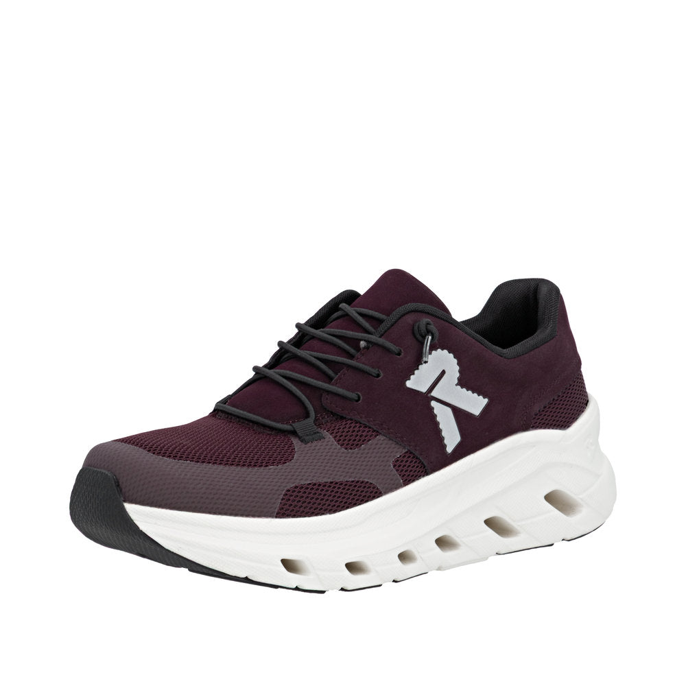 Rieker sneakers til dame i bordeaux W3500-32