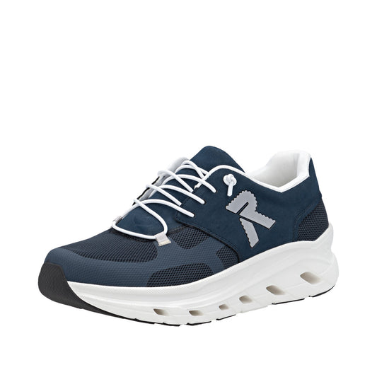 Rieker sneakers til herre i blå U3500-14