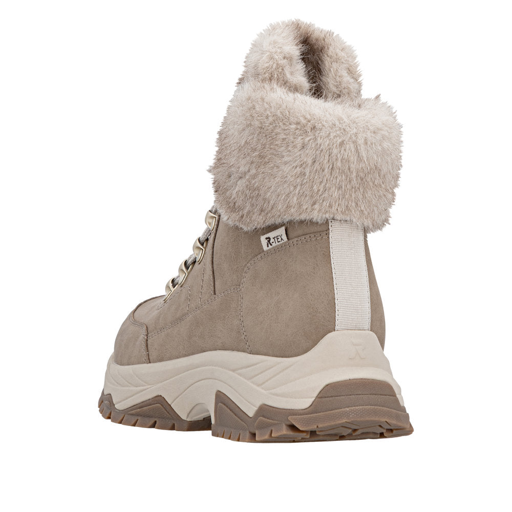 Rieker støvle til dame i beige – Model W3971-20