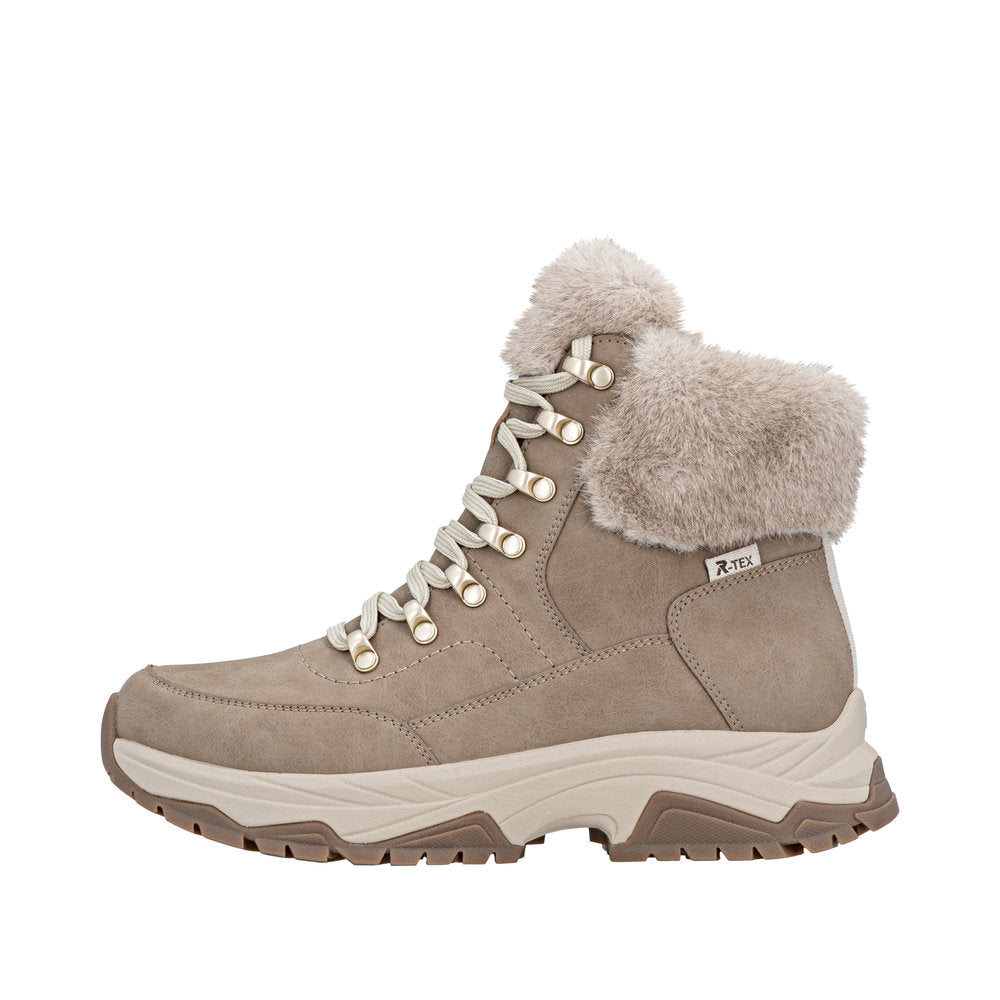 Rieker støvle til dame i beige – Model W3971-20