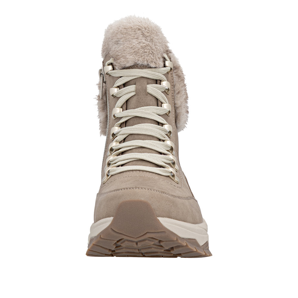 Rieker støvle til dame i beige – Model W3971-20
