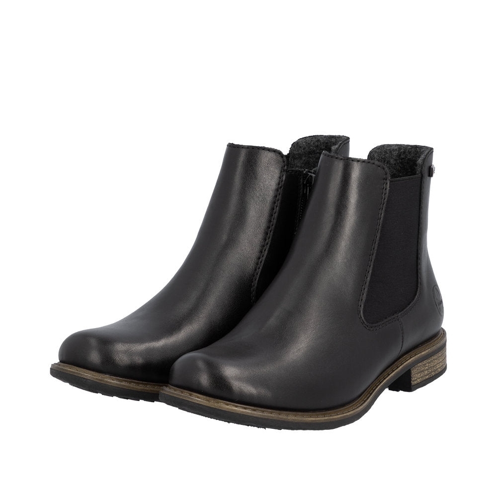 Rieker støvle til dame i sort – Model 74870-00