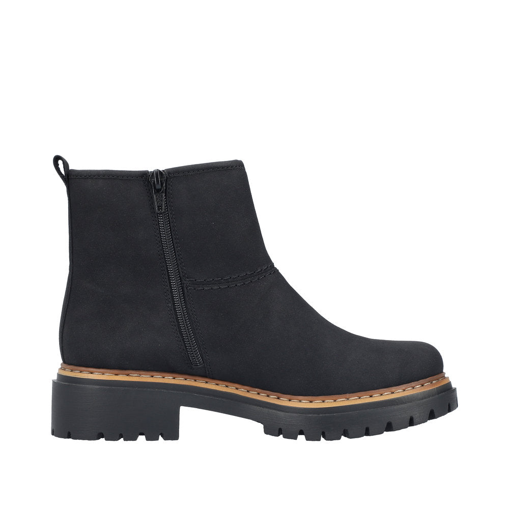 Rieker støvle til dame i sort – Model 72671-00