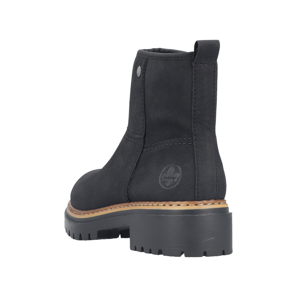 Rieker støvle til dame i sort – Model 72671-00