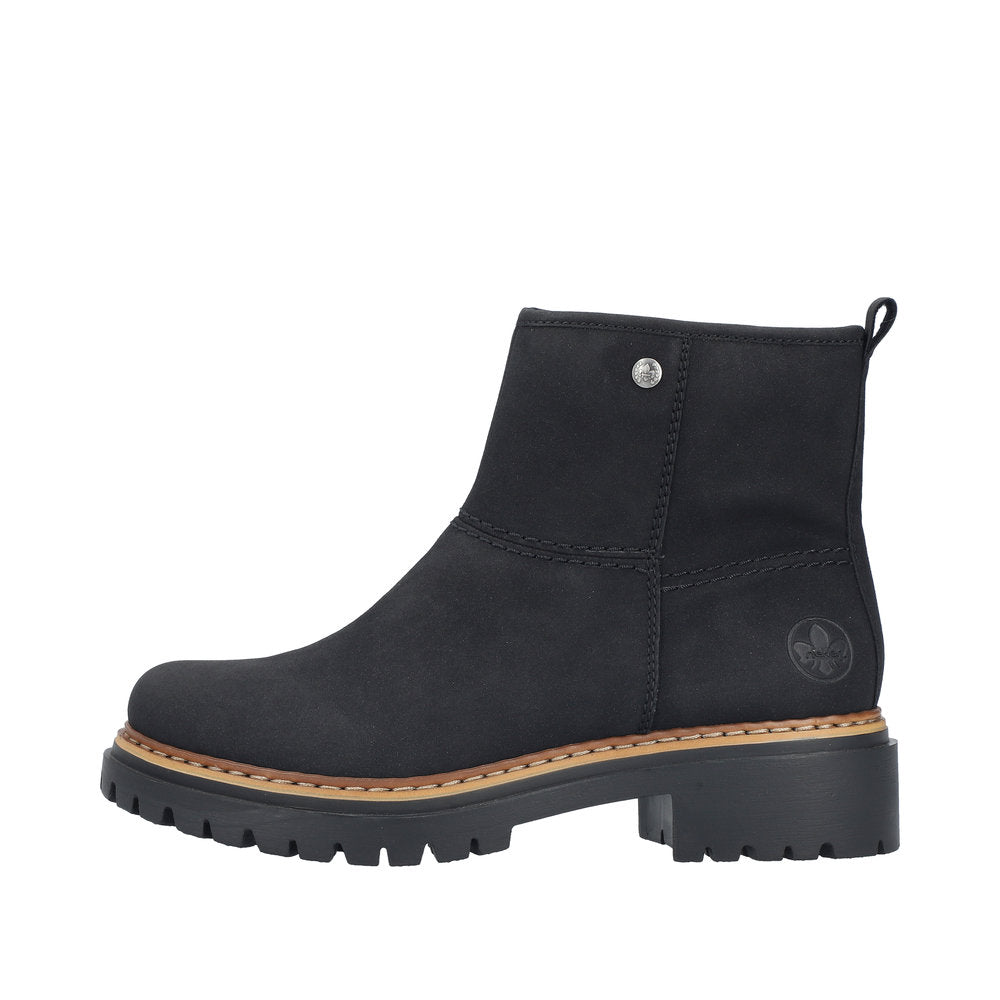 Rieker støvle til dame i sort – Model 72671-00